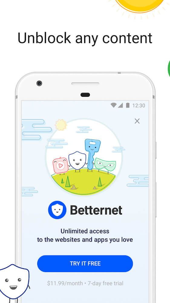 Betternet VPN v7.2.1 MOD APK (Premium Unlocked)