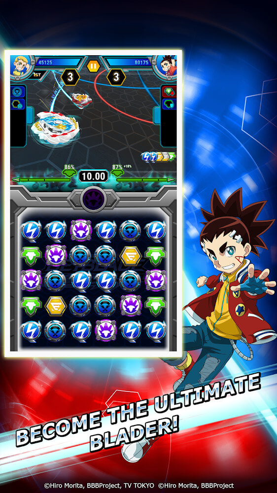 Beyblade Burst Rivals v3.11.7 MOD APK (Unlimited Money/Free Level Up/Tier Up)