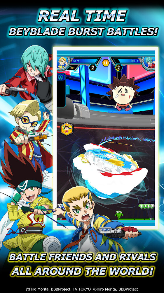 Beyblade Burst Rivals v3.11.7 MOD APK (Unlimited Money/Free Level Up/Tier Up)