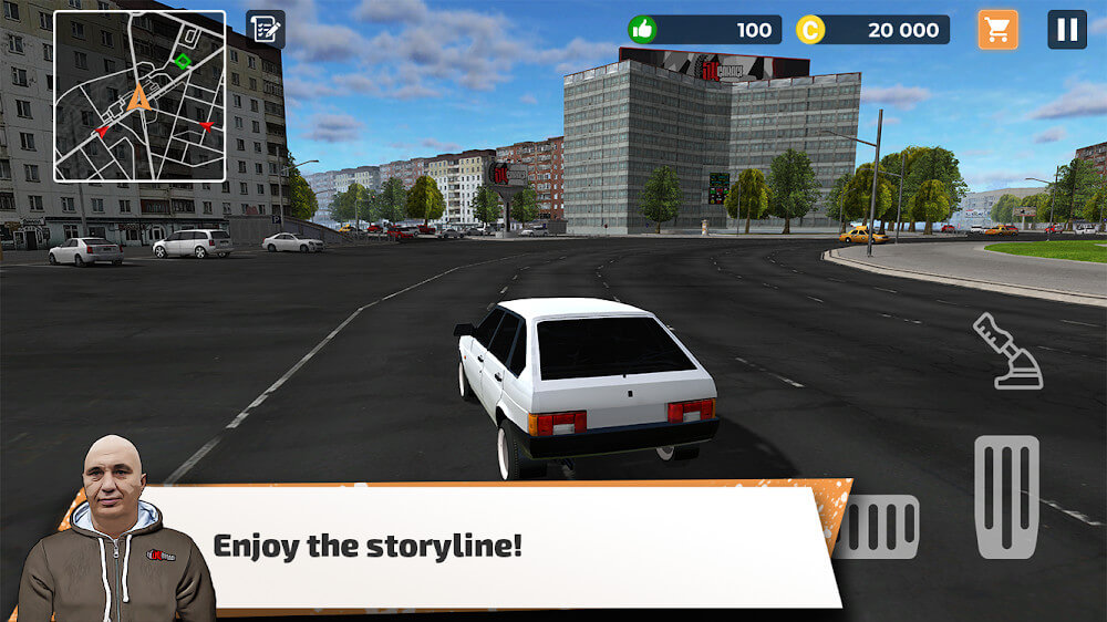 Big City Wheels - Courier Simulator v1.61 APK + MOD (Free Purchases)