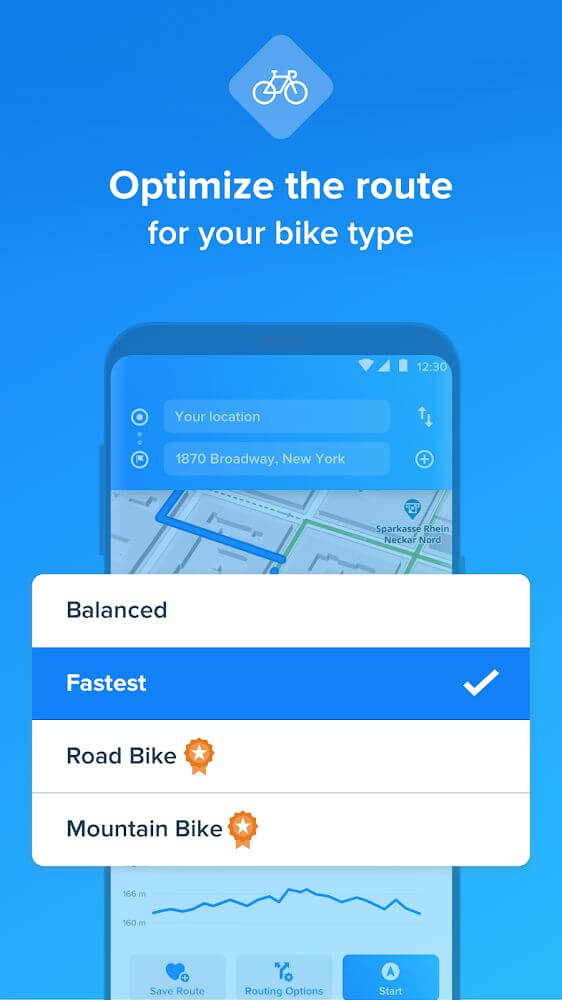 Bikemap v20.7.0 MOD APK (Premium Unlocked)