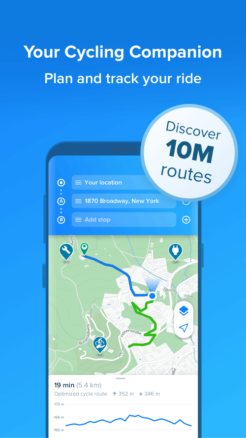 Bikemap v20.9.1 MOD APK (Premium Unlocked)