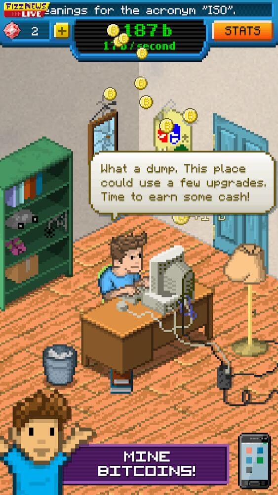 Bitcoin Billionaire v4.15 MOD APK (Free Shopping)