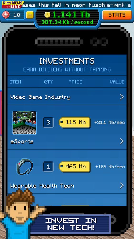 Bitcoin Billionaire v4.15 MOD APK (Free Shopping)