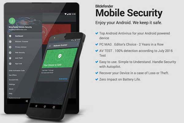 Bitdefender Mobile Security (Full) 3.3.177.2032 Apk Android