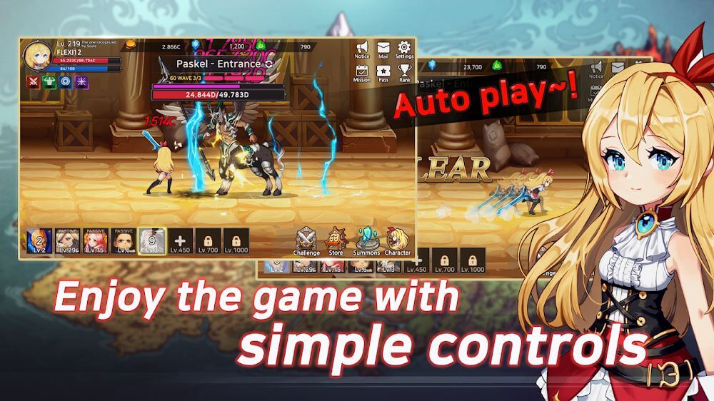 Blade Girl: Idle RPG v2.0.19 MOD APK (One Hit, God Mod, Mana)