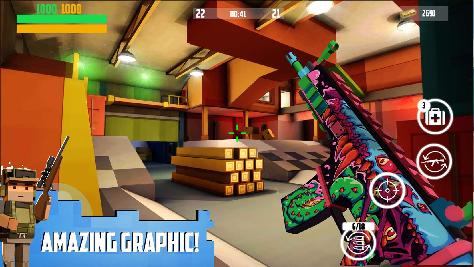 Block Gun MOD APK 1.20.0 (Free Shopping)