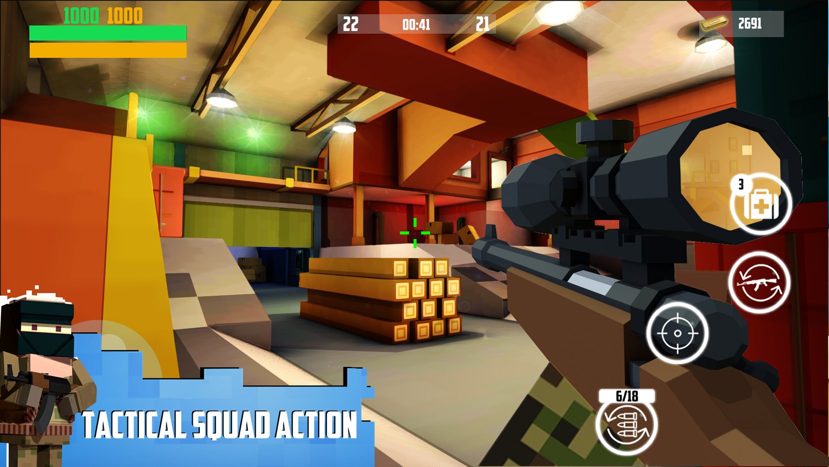 Block Gun MOD APK 1.20.0 (Free Shopping)