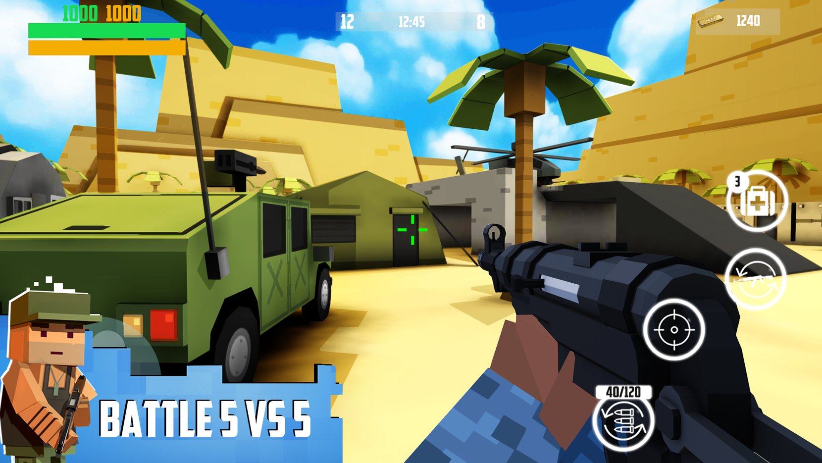 Block Gun MOD APK 1.20.0 (Free Shopping)