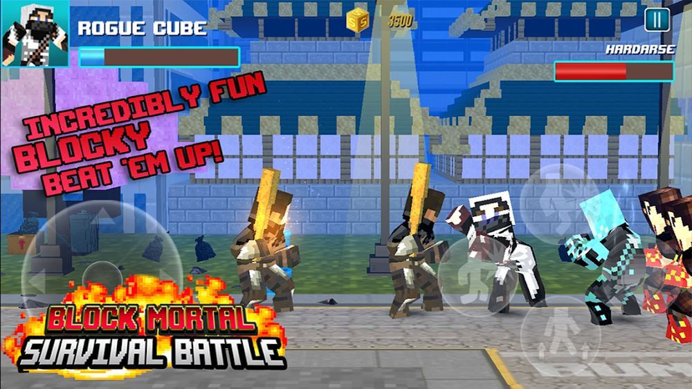 Block Mortal Survival Battle v1.64 MOD APK (Unlimited Money, Speed)