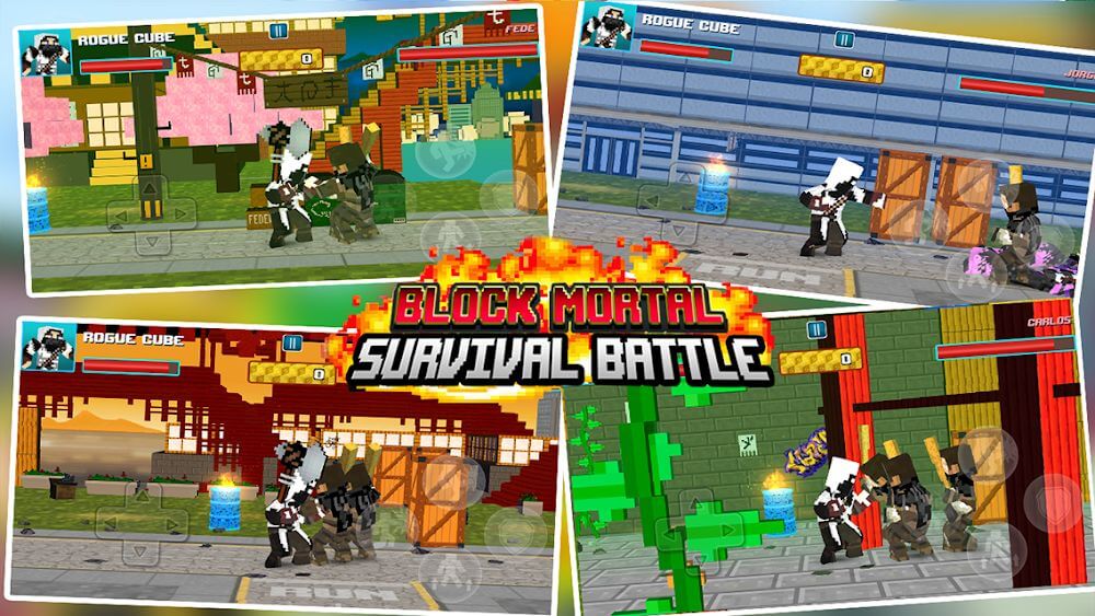 Block Mortal Survival Battle v1.64 MOD APK (Unlimited Money, Speed)