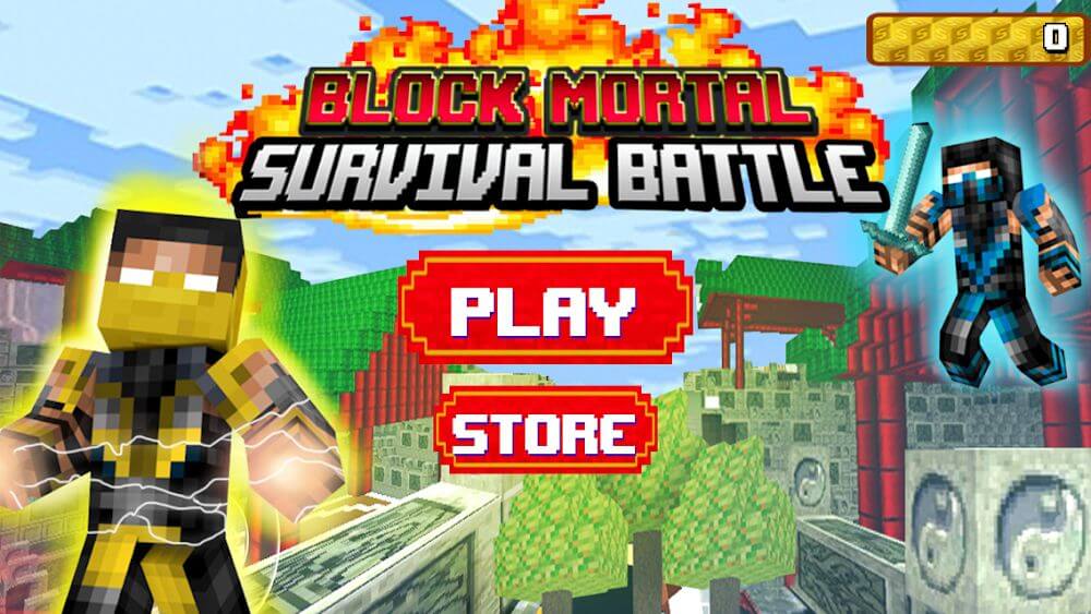 Block Mortal Survival Battle v1.64 MOD APK (Unlimited Money, Speed)