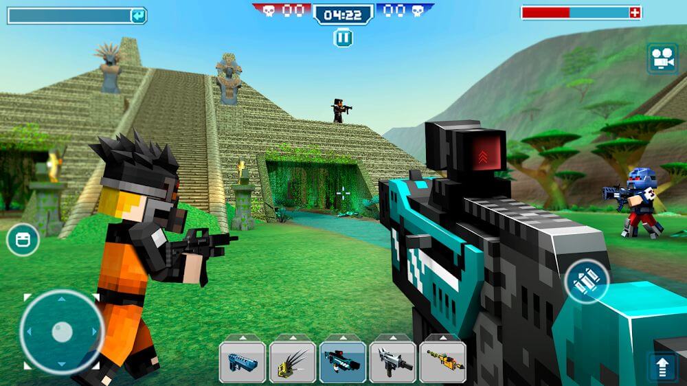 Blocky Cars Online v8.3.8 MOD APK + OBB (Damage Multiplier, God Mode)