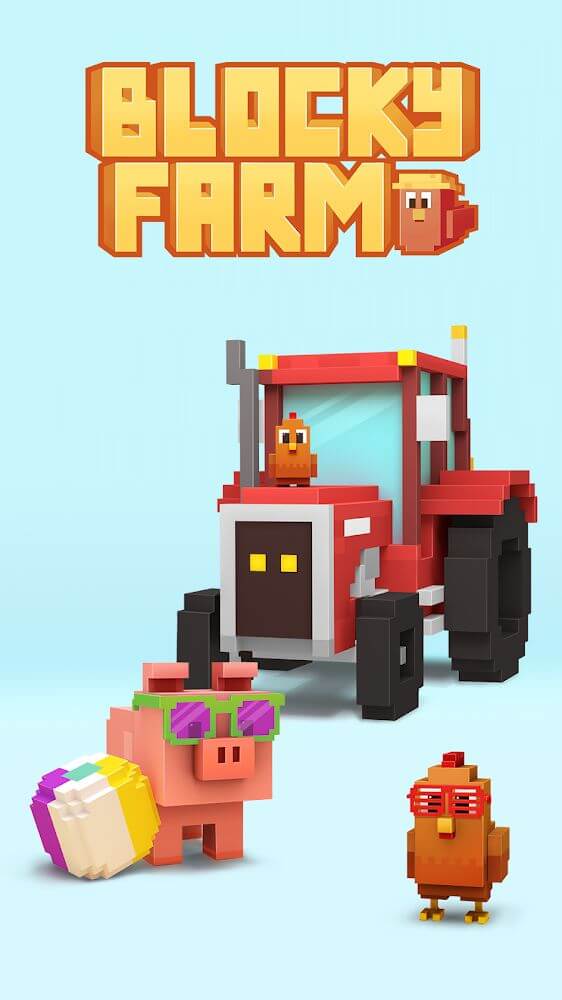 Blocky Farm v1.2.95 MOD APK (Unlimited Gems)