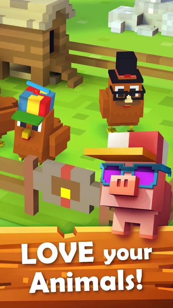 Blocky Farm v1.2.95 MOD APK (Unlimited Gems)