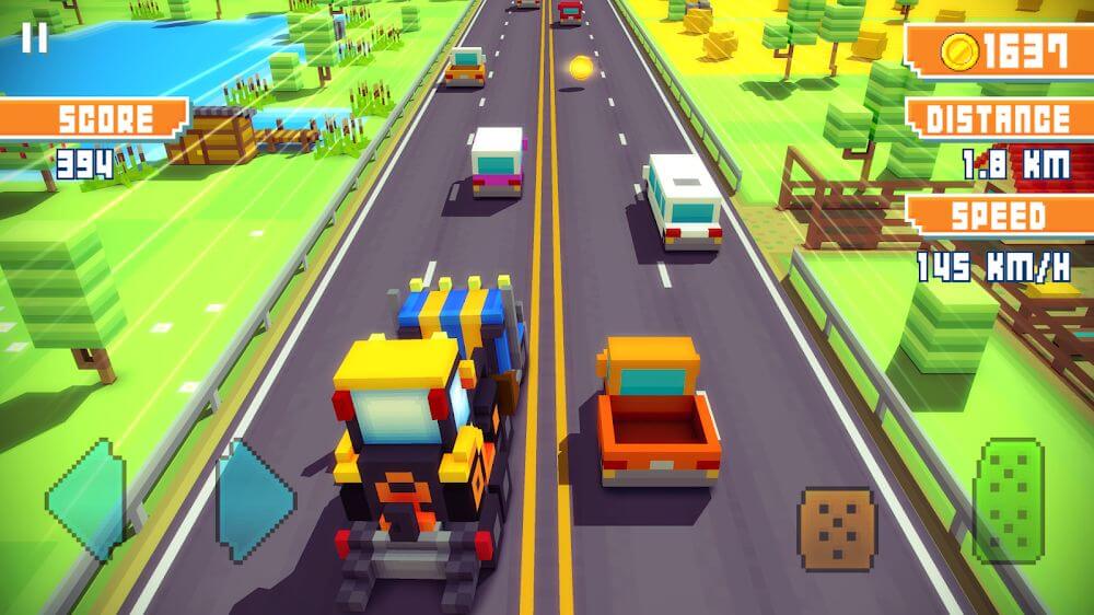 Blocky Highway: Traffic Racing v1.2.6 MOD APK (Unlimited Money)