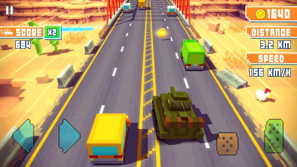 Blocky Highway: Traffic Racing v1.2.6 MOD APK (Unlimited Money)