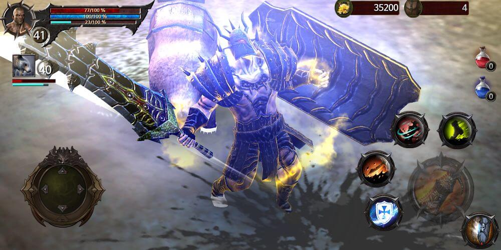 BloodWarrior and Heroes v1.9.8 MOD APK + OBB (Unlimited Money, God Mode)