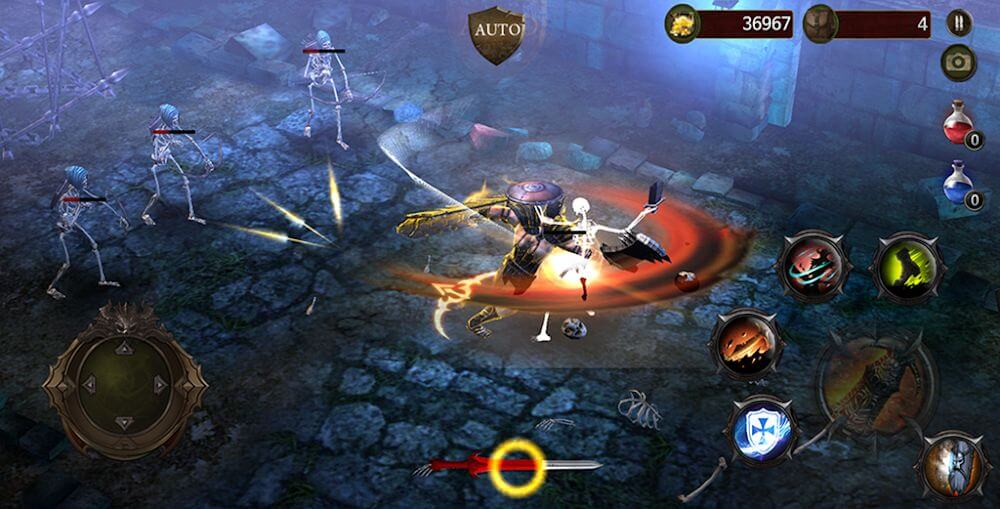 BloodWarrior and Heroes v1.9.8 MOD APK + OBB (Unlimited Money, God Mode)