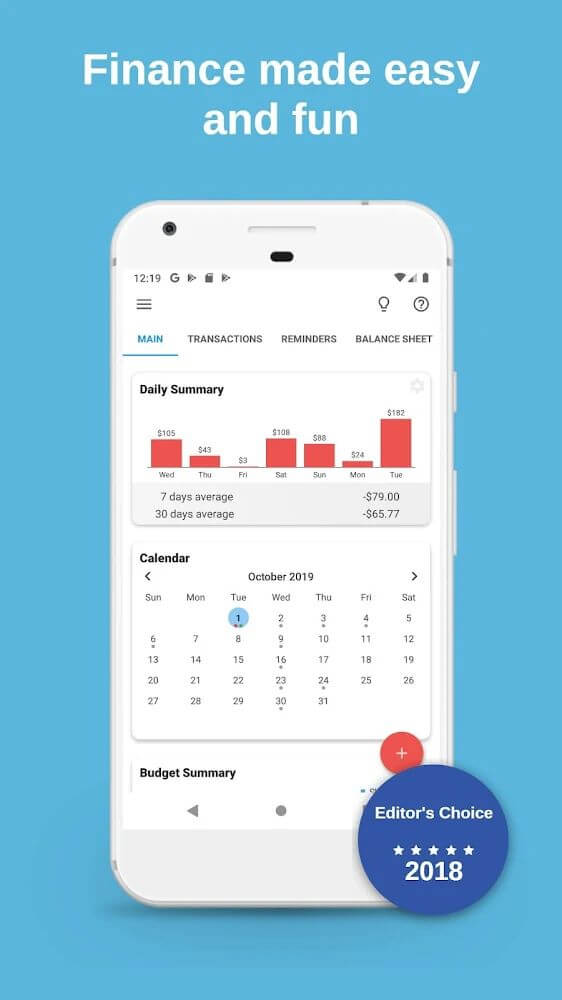 Bluecoins Finance v12.9.2 APK + MOD (Premium Unlocked)