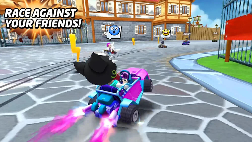 Boom Karts v1.32.1 MOD APK (Menu/Speed, Cars Unlocked)