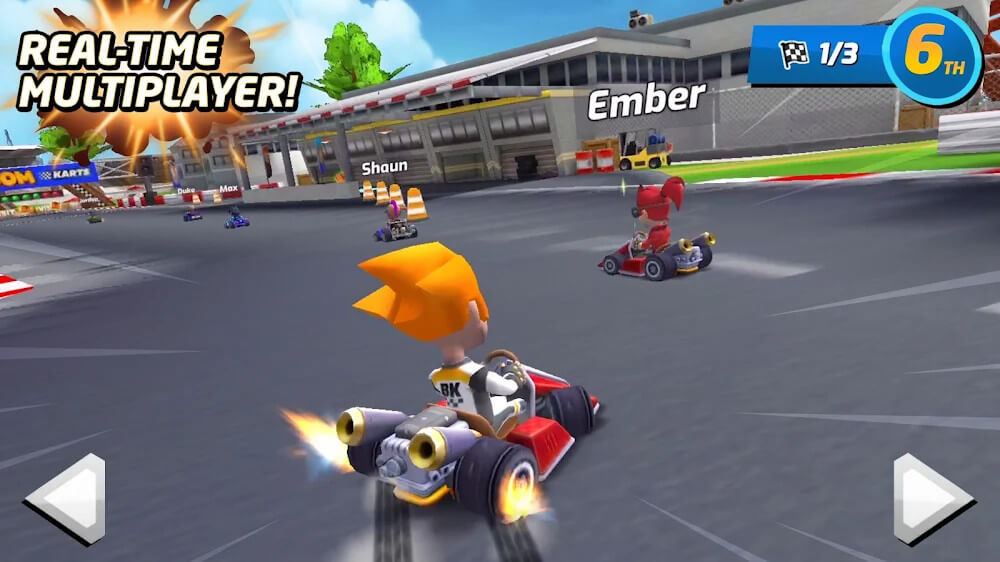 Boom Karts v1.32.1 MOD APK (Menu/Speed, Cars Unlocked)