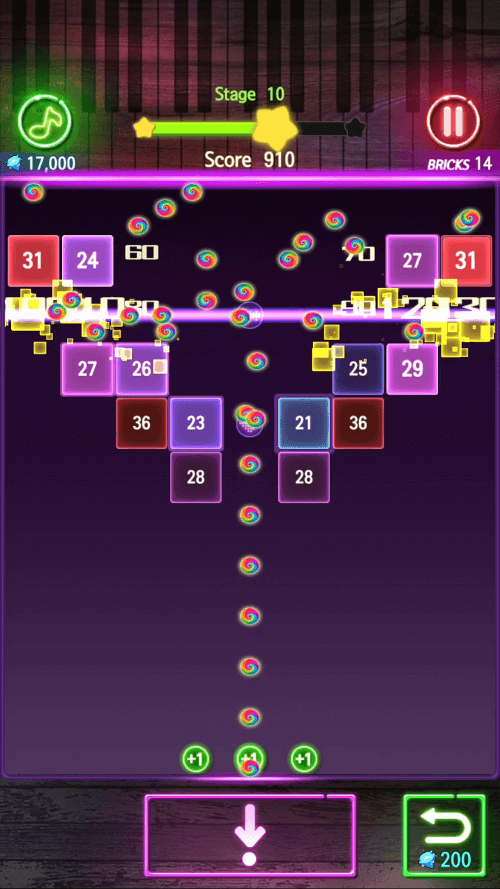 Bricks Melody Balls v1.0.79 MOD APK (Custom Damage, Ads Removed)