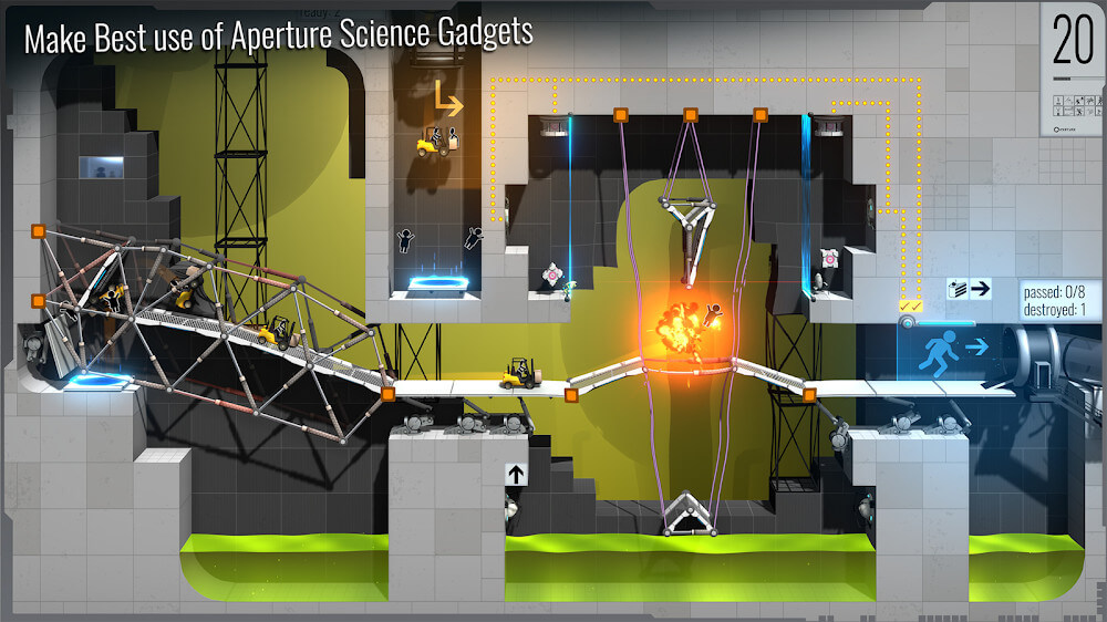 Bridge Constructor Portal v7.0 APK (Full Game)