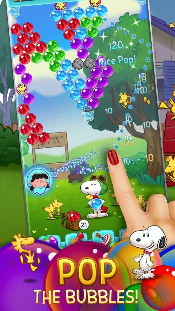 Bubble Shooter - Snoopy POP v1.83.002 MOD APK (Unlimited Coins, Lives)