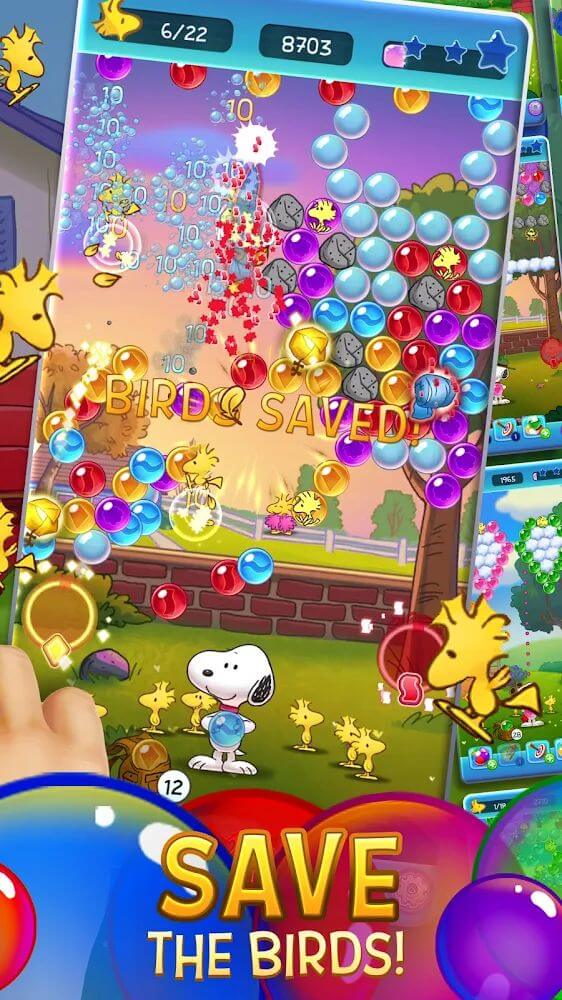 Bubble Shooter - Snoopy POP v1.83.002 MOD APK (Unlimited Coins, Lives)