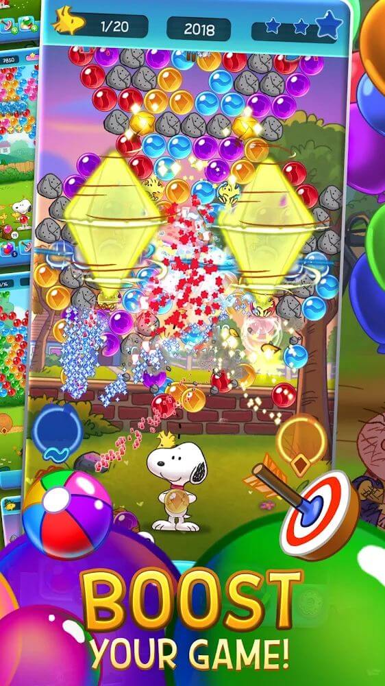 Bubble Shooter - Snoopy POP v1.83.002 MOD APK (Unlimited Coins, Lives)