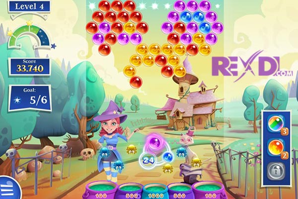 Bubble Witch 2 Saga 1.143.0 Apk + MOD (Boosters/Lives/Moves) Android