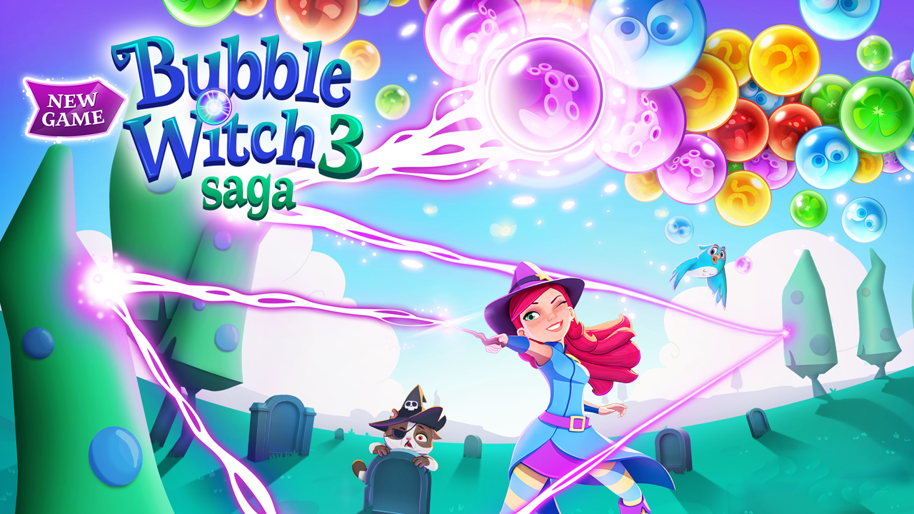 Bubble Witch 3 Saga MOD APK 7.16.63 (Unlimited Life)