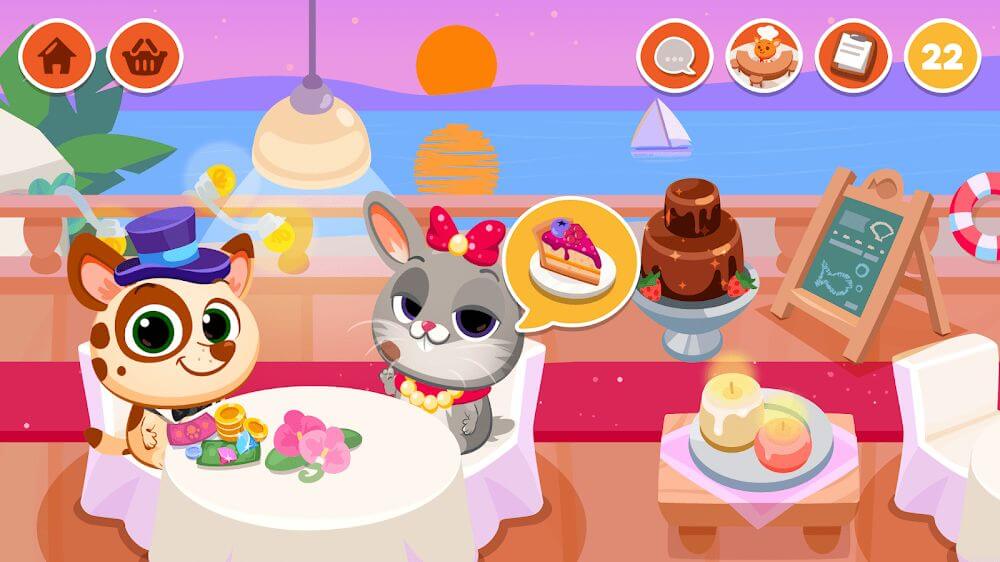 Bubbu Restaurant v1.35 MOD APK (All Content Unlocked)