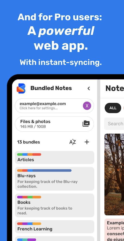 Bundled Notes v2.1.7 MOD APK (Pro Unlocked)