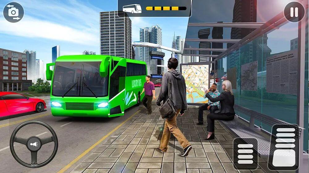 Bus Simulator - Bus Games 3D v1.3.61 MOD APK (Speed Map)