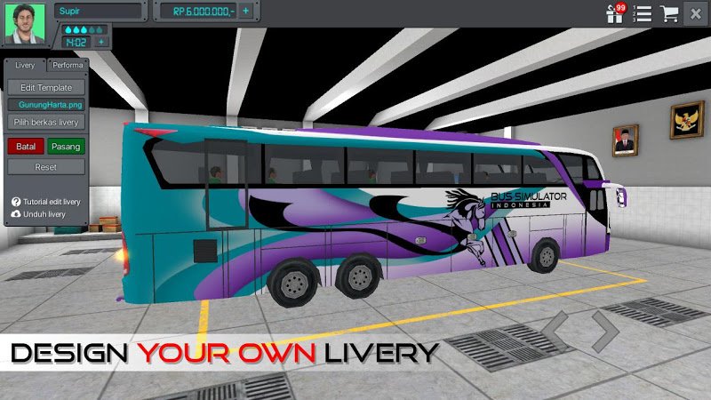 Bus Simulator Indonesia v3.6.1 MOD APK + OBB (Free Shopping)