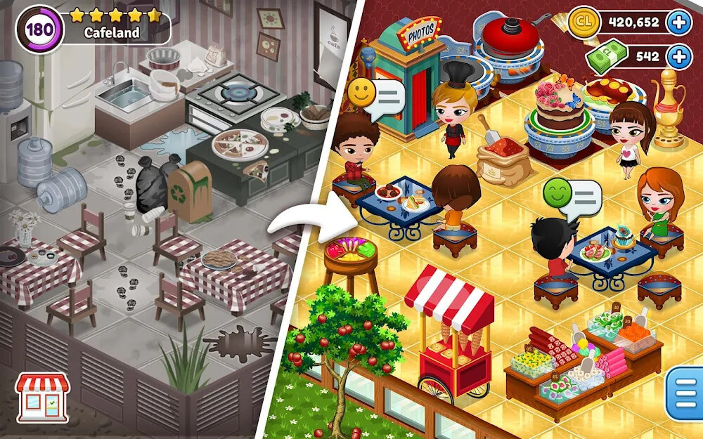 Cafeland - World Kitchen v2.27.2 MOD APK (Unlimited Money)