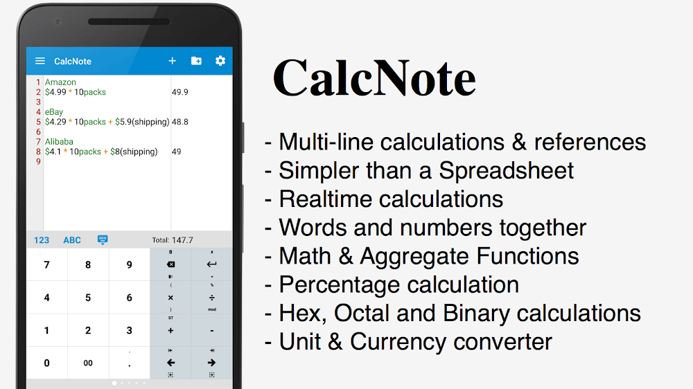 CalcNote Pro v2.24.91 MOD APK (Premium Unlocked)