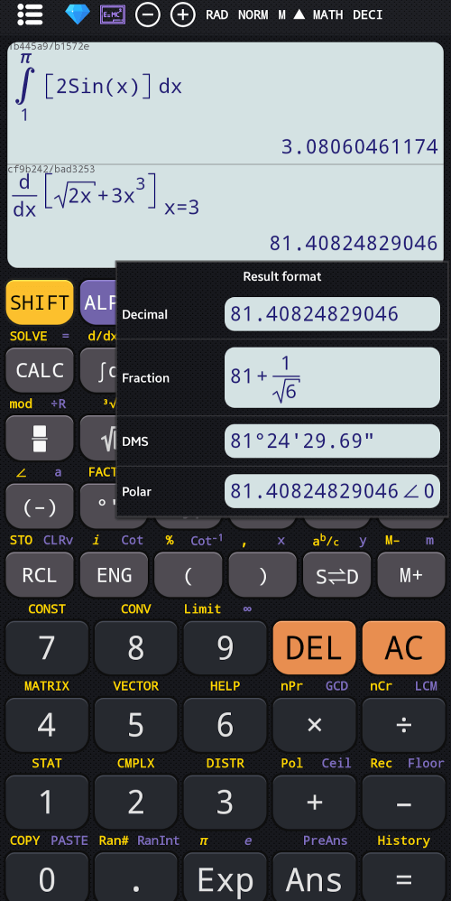 Calculator 991 v7.2.3.694 MOD APK (Premium Unlocked)