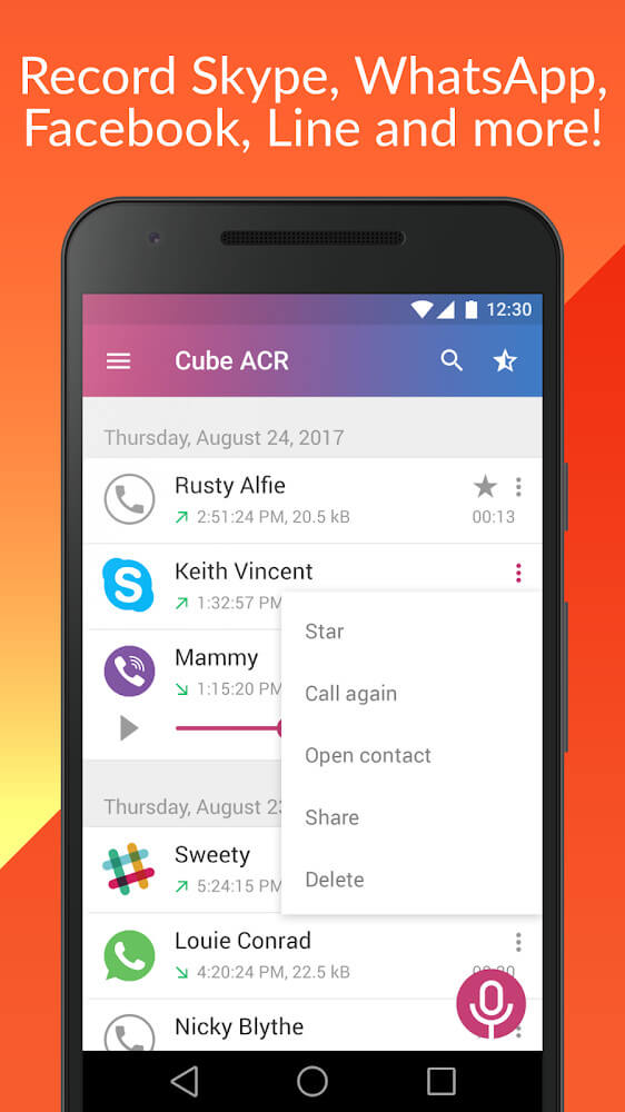 Call Recorder - Cube ACR v2.4.263 APK + MOD (Premium Unlocked)