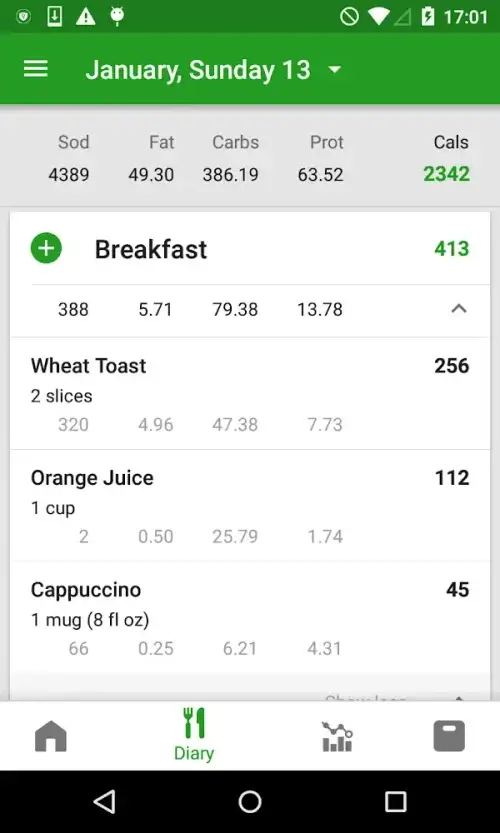 Calorie Counter by FatSecret v9.36.1.3 MOD APK (Premium Unlocked)