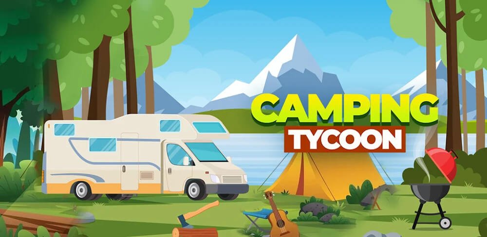 Camping Tycoon v1.5.99 MOD APK (Unlimited Money/All Unlocked)