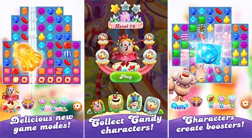 Candy Crush Friends Saga 1.86.1 Apk + Mod (Live/Moves) Android