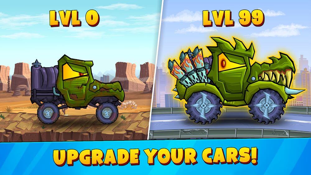 Car Eats Car 3 v3.3.813 MOD APK (Unlimited Money/Gasoline)