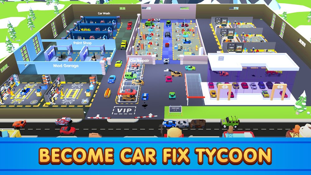 Car Fix Tycoon v1.8.3 MOD APK (Unlimited Money)