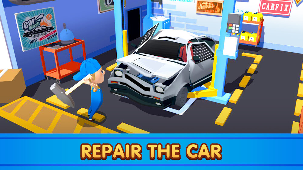 Car Fix Tycoon v1.9.67 MOD APK (Unlimited Money)