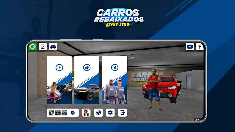 Carros Rebaixados Online v3.6.45 MOD APK (Free Rewards)