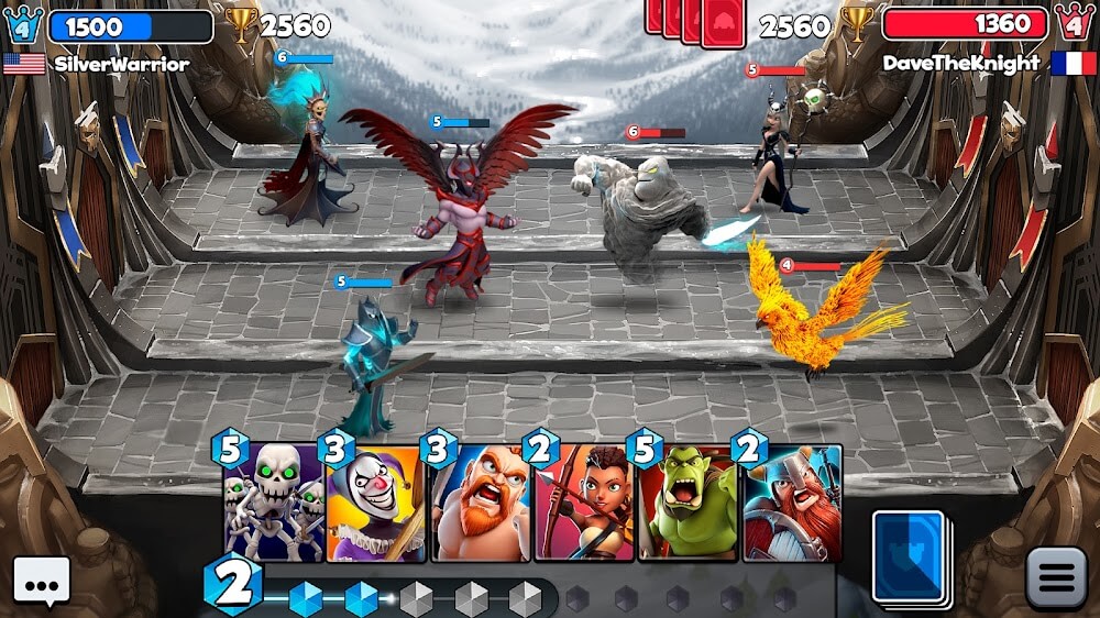 Castle Crush: Epic Battle v6.3.5 MOD APK (Free Summon Cards)