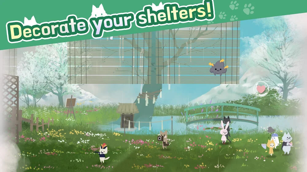 Cat Shelter and Animal Friends v1.1.2 MOD APK (Free Shopping)